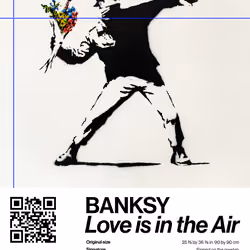 Banksy | Love Is In The Air #3206