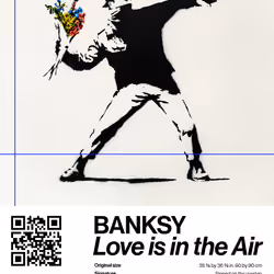 Banksy | Love Is In The Air #8106