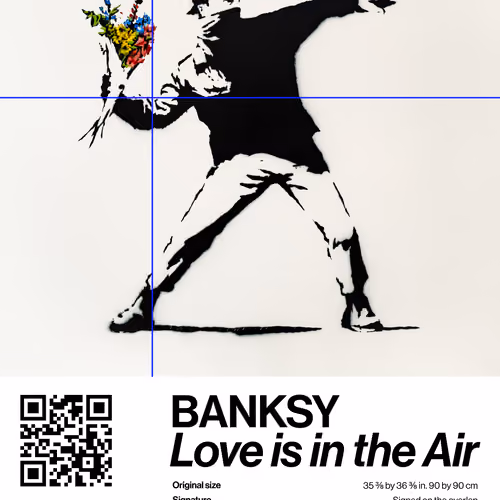 Banksy | Love Is In The Air #4431