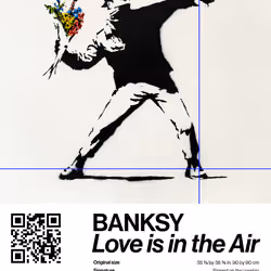 Banksy | Love Is In The Air #8774