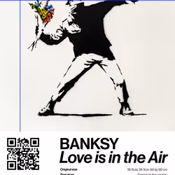 Banksy | Love Is In The Air #2512