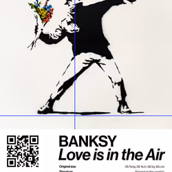 Banksy | Love Is In The Air #9244