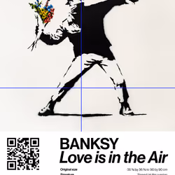 Banksy | Love Is In The Air #7547