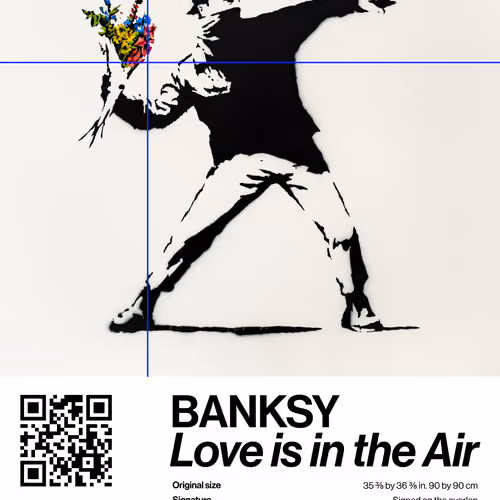 Banksy | Love Is In The Air #3730