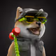 3077