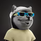 3443