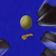 Dick Balloon Yellow Rain