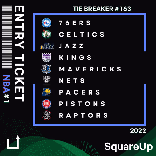 SquareUp Game Phase Ticket