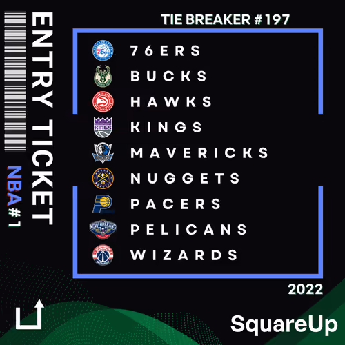 SquareUp Game Phase Ticket