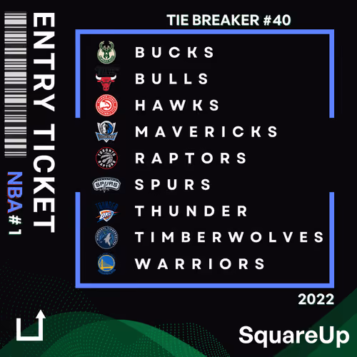SquareUp Game Phase Ticket