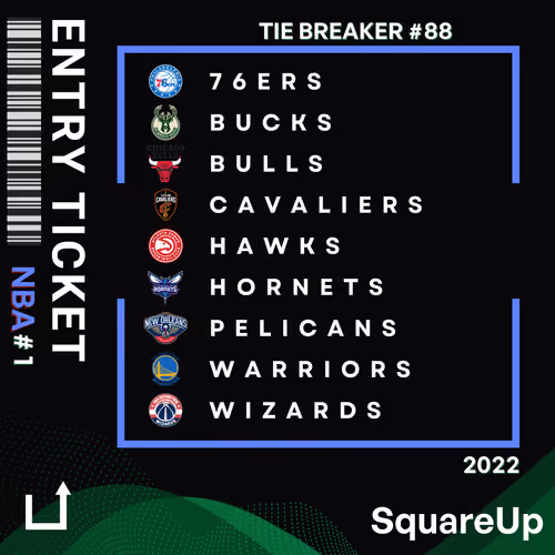 SquareUp Game Phase Ticket