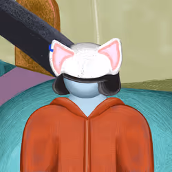 734