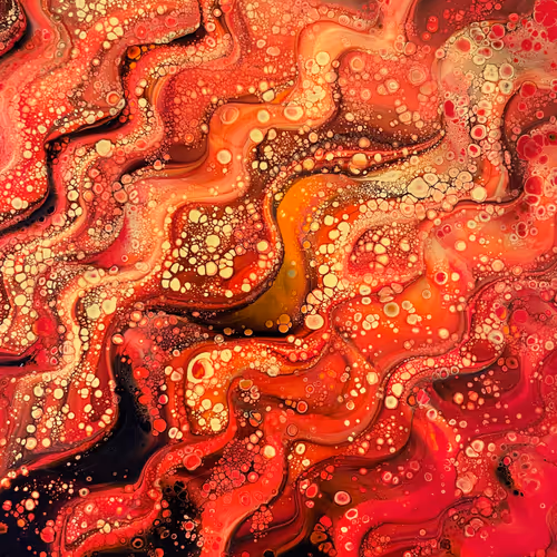 Cosmic world of fluid art 🪐