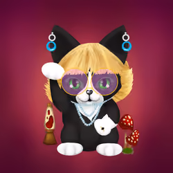 Retro Cat #164