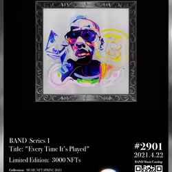 BAND Royalty Series 1: Vinyl Album #2901/3000 Every Time It’s Played