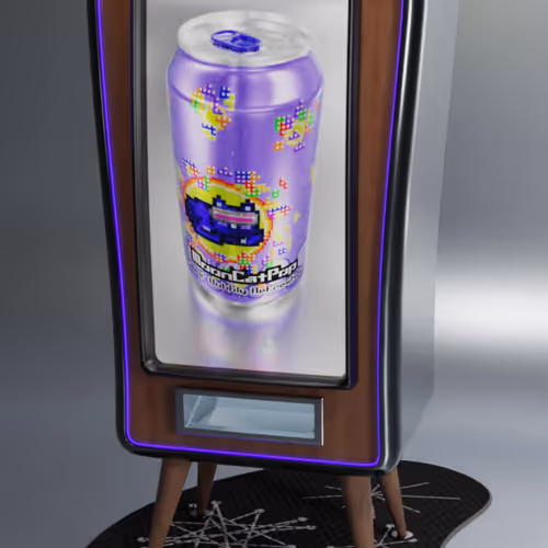 Paws' Bubbly Refresher Vending Machine