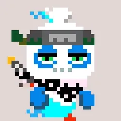 NounishMitama-Blue panda #1333