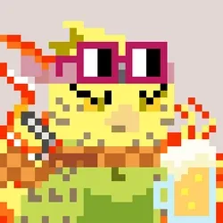 NounishNarukami-Yellow budgie #2662