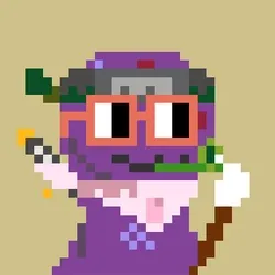 NounishOrochi-Purple(leaf) #1775