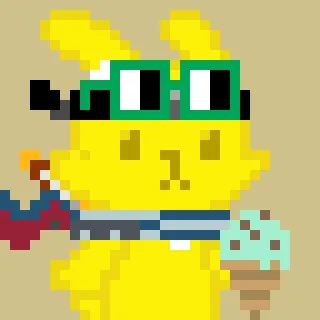 NounishLuna-Neon yellow #3059