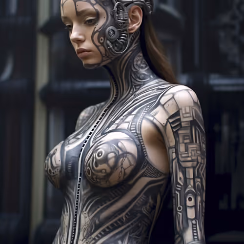 #86 Cyborg Couture Muse 100 Days of NFTs