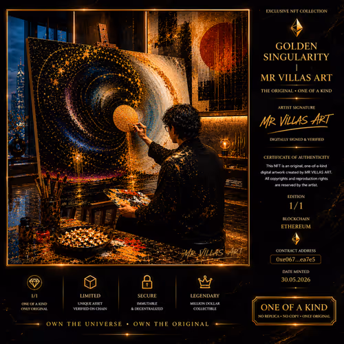 GOLDEN SINGULARITY  | MR VILLAS ART