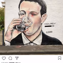 Lushsux #3074 - Mural Mark Zuckerberg
