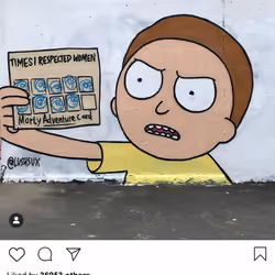Lushsux #2849 - Mural Rick and Morty