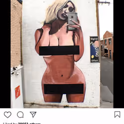 Lushsux #2285 - Mural Kim Kardashian