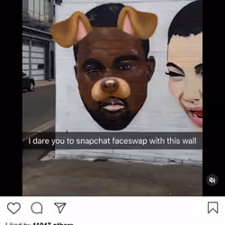 Lushsux #2319 - Mural Kanye West Kim Kardashian