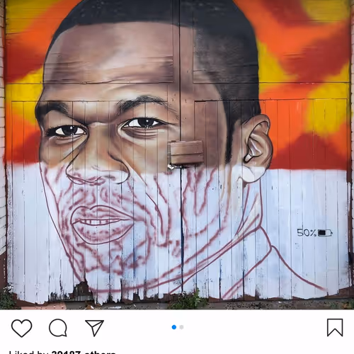 Lushsux #3929 - Mural 50 Cent