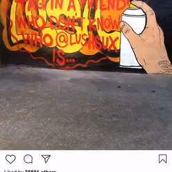 Lushsux #1266 - Graffiti