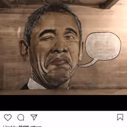 Lushsux #2732 - Mural Obama