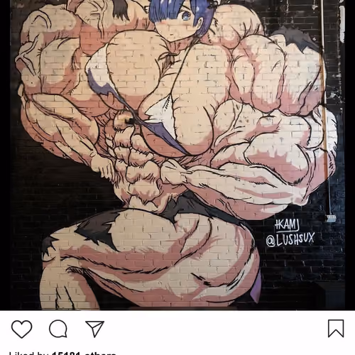 Lushsux #3019 - Mural Rem Re:Zero