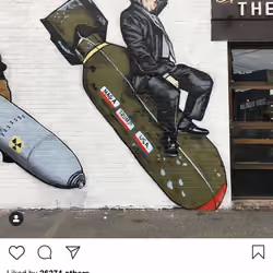 Lushsux #2635 - Mural Donald Trump