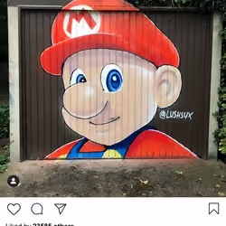 Lushsux #3120 - Mural Mario