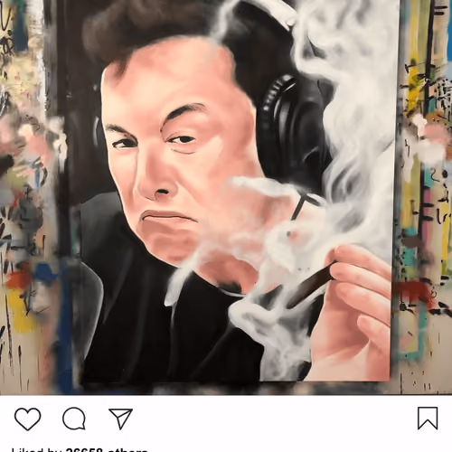 Lushsux #3426 - Painting Elon Musk