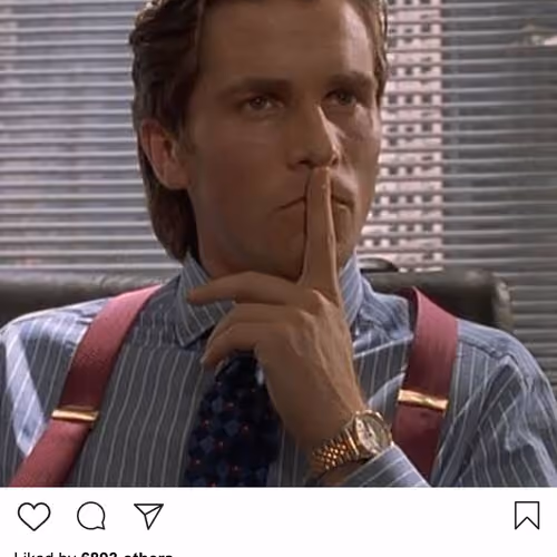 Lushsux #4265 - Shit Post Patrick Bateman