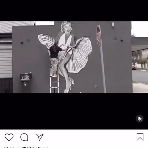 Lushsux #3966 - Mural Marilyn Monroe