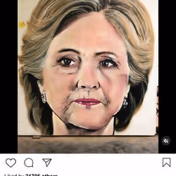 Lushsux #2803 - Mural Hillary Clinton