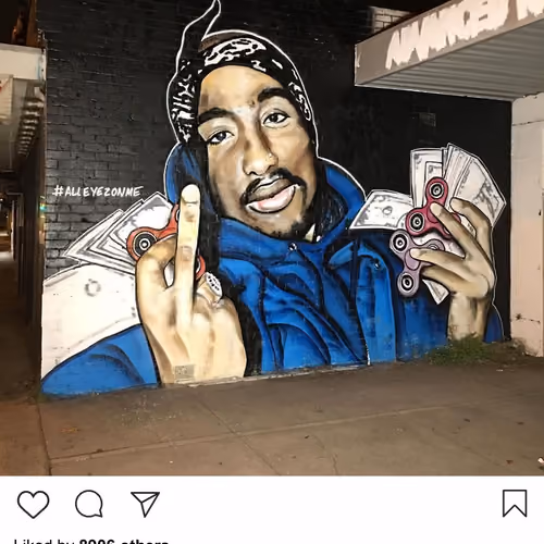 Lushsux #2660 - Mural Tupac