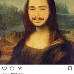 Lushsux #2985 - Shit Post Mona Lisa Post Malone