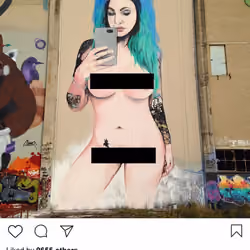 Lushsux #2307 - Mural Laura Lux