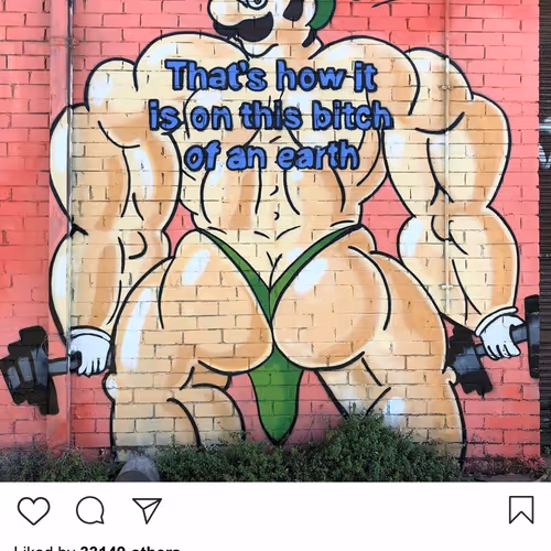 Lushsux #2986 - Mural Luigi