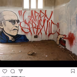Lushsux #2125 - Mural Larry David