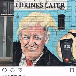 Lushsux #2511 - Mural Donald Trump