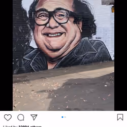 Lushsux #3757 - Mural Danny DeVito