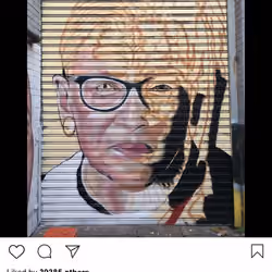 Lushsux #4026 - Mural Ruth Ginsberg XXXtentacion