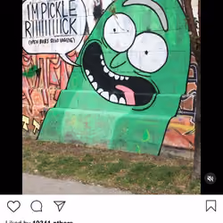 Lushsux #2724 - Mural Rick and Morty