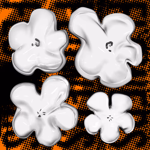 Flowers Flowers Flowers By Philip Colbert